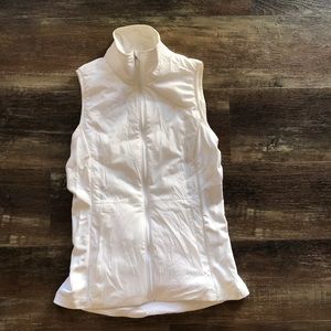 Lulu lemon white insulated running vest 6